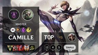 Camille Top vs Sett - KR Master Patch 10.7