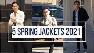 Top 5 Spring Jackets every guy NEEDS | Men’s Fashion 2021 | Jacob Bruce