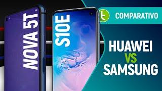 NOVA 5T vs GALAXY S10e: INTERMEDIÁRIO premium ou TOP básico? | Comparativo