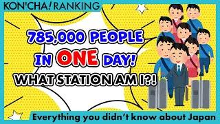 Top 10 busiest JR train stations in Tokyo PER DAY | KON'CHA! RANKING