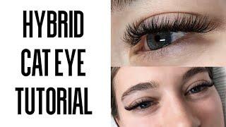 Hybrid Cat Eye Lash Extensions Tutorial WITH MAPPING