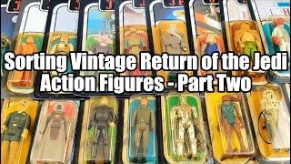 Sorting My Vintage - Star Wars - Return of the Jedi - Carded Action Figures - Part 2!