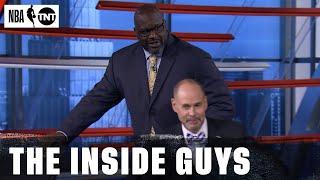 Shaq Gets Roasted By Inside Crew For Showing Up Late The First Night Back In Studio J | NBA on TNT