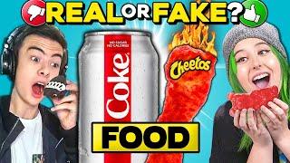 Real Vs. Fake Food Challenge | People Vs. Food