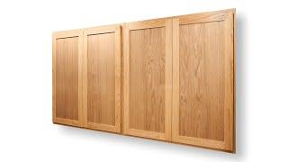 How To Make Great Looking Cabinet Doors - Kitchen Cabinets - Woodworking