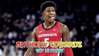 Anthony Edwards Top 10 Plays from 2019-2020 NCAA Season