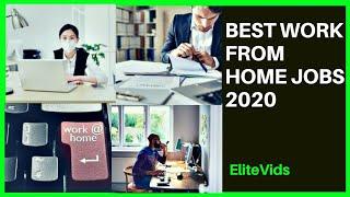 TOP 10 WORK AT HOME JOBS  2020 (Freelancing)