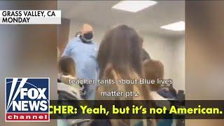 Teacher makes student remove pro-police mask