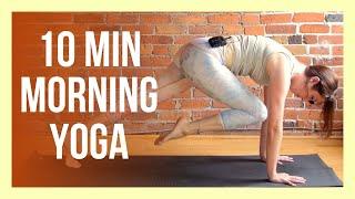 10 min SUNRISE Yoga for Energy - Morning Yoga Stretch NO PROPS