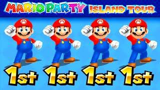 Mario Party: Island Tour Minigames #10 Mario vs Daisy vs Boo vs Bowser Jr (Master Difficult)