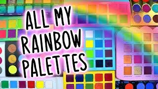 My Rainbow Eyeshadow Palette Collection | Which Is Best?!