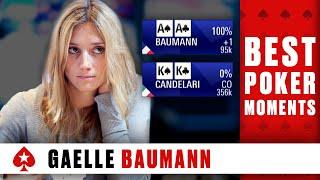 Gaelle Baumann’s AMAZING POKER RUN ♠️ Best Poker Moments ♠️ PokerStars Global