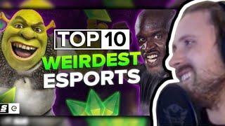 Forsen Reacts To The Top 10 Weirdest Esports that ACTUALLY Exist by theScore esports