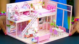 5 DIY Miniature Dollhouse Rooms for Girl