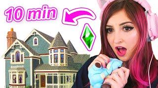 I Tried Building a House in 10 Minutes...in Sims 4