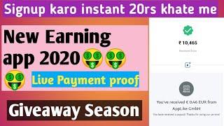 Earn Free Money Daily Online 2020 with payment proof | Best earning app II WITH PAYTM GIVEAWAY VIDEO