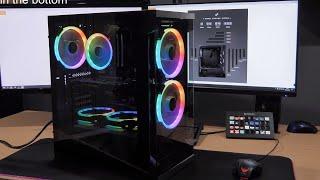 SaharaGaming new gaming case C500B Unboxing Review and install