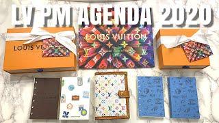 Louis Vuitton PM Agenda 2020 Refill Review & Planner Setup, LV MM Comparison & Insert Evolution