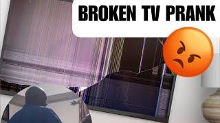 EPIC BROKEN TV PRANK ON MY JAMAICAN DAD | 