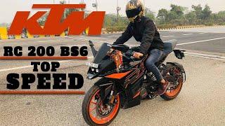 KTM RC 200 BS6  top speed | 2020 | After 2nd Service