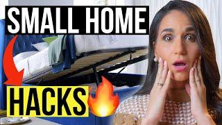 INTERIOR DESIGN TOP SMALL HOME HACKS & IDEAS | Decorating Tips for your Small Space, Small Apartment