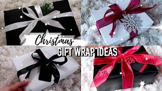 8 SIMPLE & BEAUTIFUL CHRISTMAS GIFT WRAP IDEAS! | AFFORDABLE WAYS TO MAKE YOUR GIFTS LOOK EXPENSIVE!