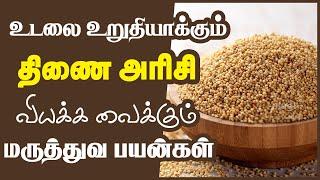 திணை அரிசி மருத்துவ பயன்கள் | Top 10 Health Benefits of  Foxtail Millet (Thinai) | Health Tips Tamil