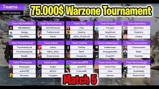 Twitch Rivals Warzone US Tournament 75.000$ - Match 5 - Call of Duty Warzone Tournament