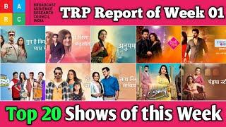 BARC TRP Report of Week 01 : Top 20 Shows of this Week