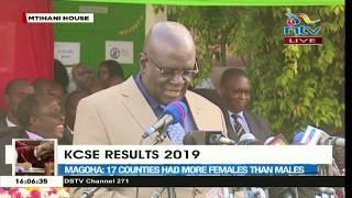 KCSE 2019: List of most improved students - CS Magoha