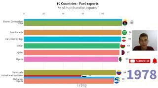 TOP 10 by Countries by Fuel exports