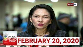 State of the Nation with Jessica Soho Express: February 20, 2020