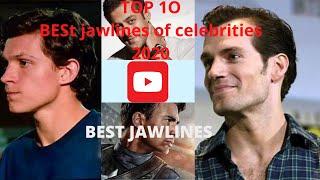 TOP 10 BEST JAWLINES OF FAMOUS CELEBRITIES (2020). WATCH TILL THE END!!