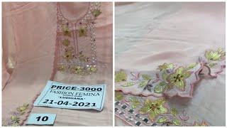 Top 100 Hand Embroidery Suit Design || Fashion Femina Ludhiana