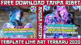 TOP 2 TEMPLATE LINE ART AVEE PLAYER TERBARU 2020