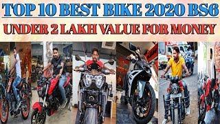 Top 10 Best Bike  2020 BS6 Under 2 Lakh Value For Money |  Price,Mileage,Features,Walk-around