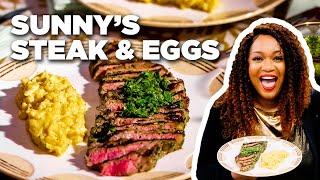 Cook Steak and Eggs with Sunny Anderson | Food Network