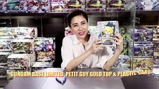 Gundam Base Limited Petit Guy Gold Top & Plastic Card