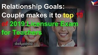 Couple makes it to top 10 of 2019 Licensure Exam for Teachers