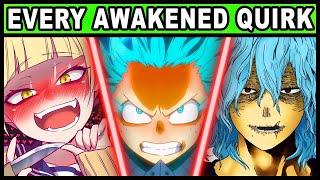 Strongest Quirks that CHANGED over time! (My Hero Academia / Boku no Hero Awakened Quirk Ranking)