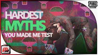 Top 10 Hardest MythBusters YOU MADE ME Test | PUBG Myths