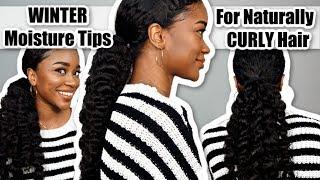 My TOP 5 Winter Moisture Tips For Naturally Curly Hair #WinterHairTips #MoistureTips #MoisturizeHair