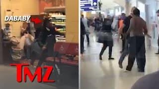 DaBaby Attacks Airport Food Stand Employee | TMZ