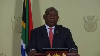 President Cyril Ramaphosa outlines the Government plan to address Coronavirus outbreak