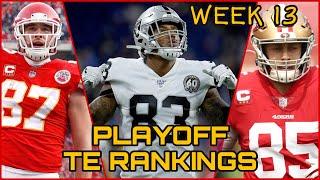 TOP 10 TIGHT END RANKINGS || 2020 Fantasy Football Playoffs