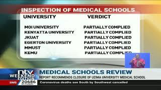 LIST: 10 out of 13 medical schools in Kenya have not fully complied to regulations