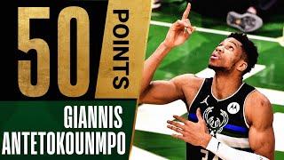 Giannis LEGENDARY 50 PTS & 5 BLOCKS in EPIC Close Out Performance 