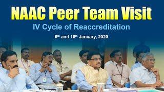 ANJAC - NAAC Peer Team Visit | IV Cycle | 9th and 10th January, 2020