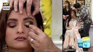 Quick Eye Makeup On Silver Dress