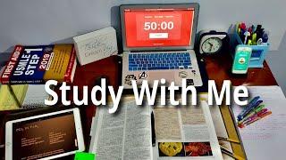 Study With Me LIVE - 4 Hours | Forest | Pomodoro | Med Student